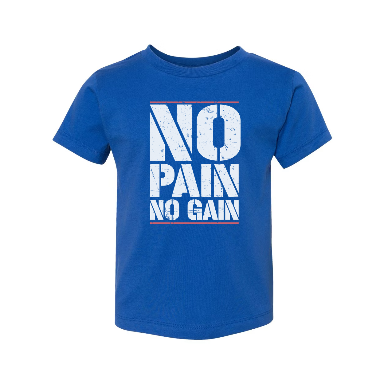 No Pain No Gain Graphic T Shirt Unisex Short Sleeve Workout Tee For Fitness Enthusiasts