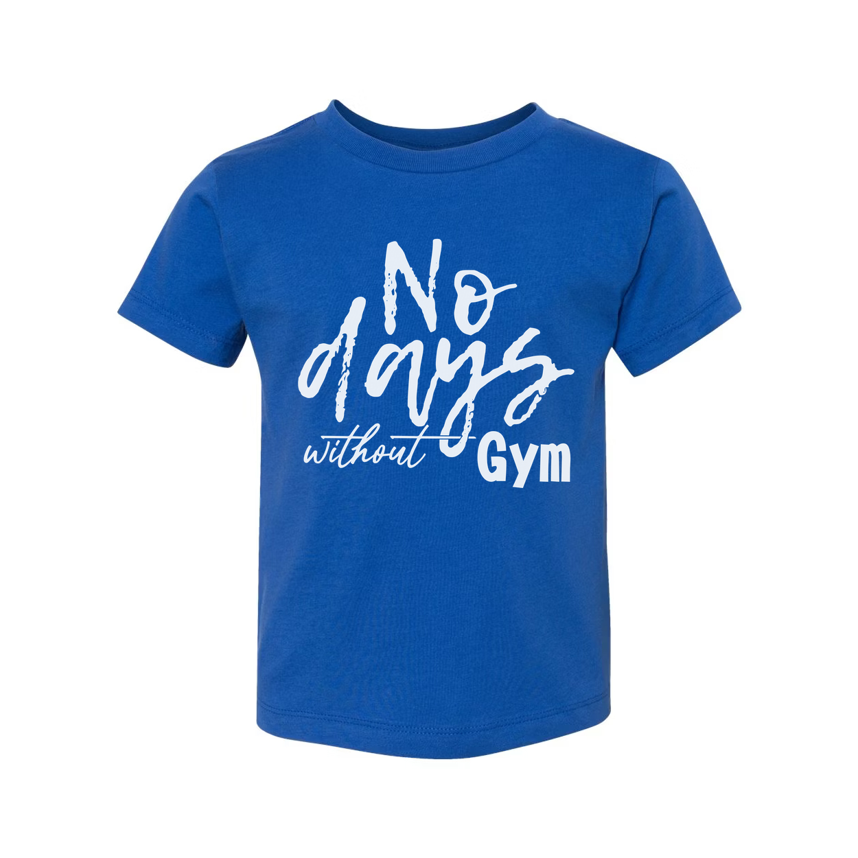 No Days Without Gym Unisex White T Shirt Graphic Tee For Fitness Enthusiasts And Daily Workout Wear