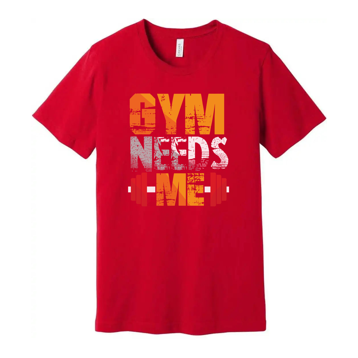Gym Needs Me Unisex Graphic Tee For Workout And Fitness Enthusiasts Soft Cotton Material