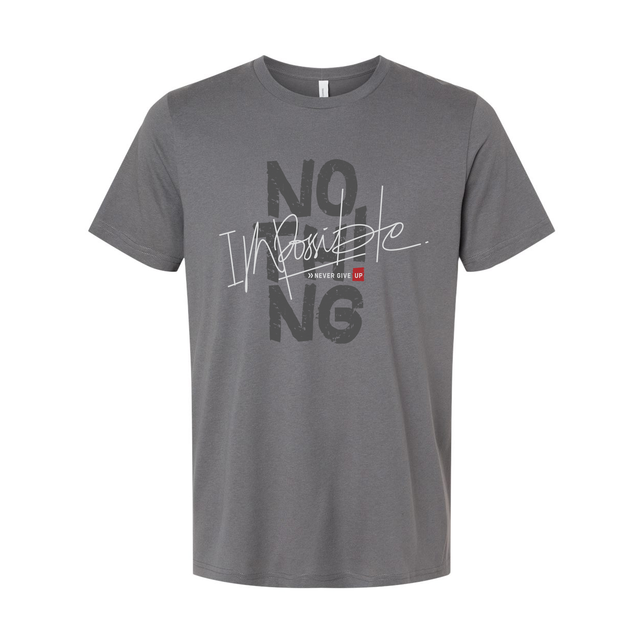 No Thing Distressed Graphic Tee Unisex Short Sleeve Cotton T Shirt For Men And Women