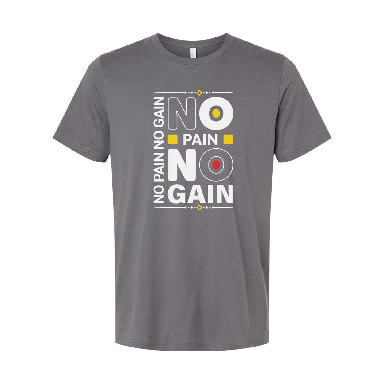No Pain No Gain Unisex Graphic T Shirt Cotton Short Sleeve Tee For Men Women Fitness Athleisure Gift