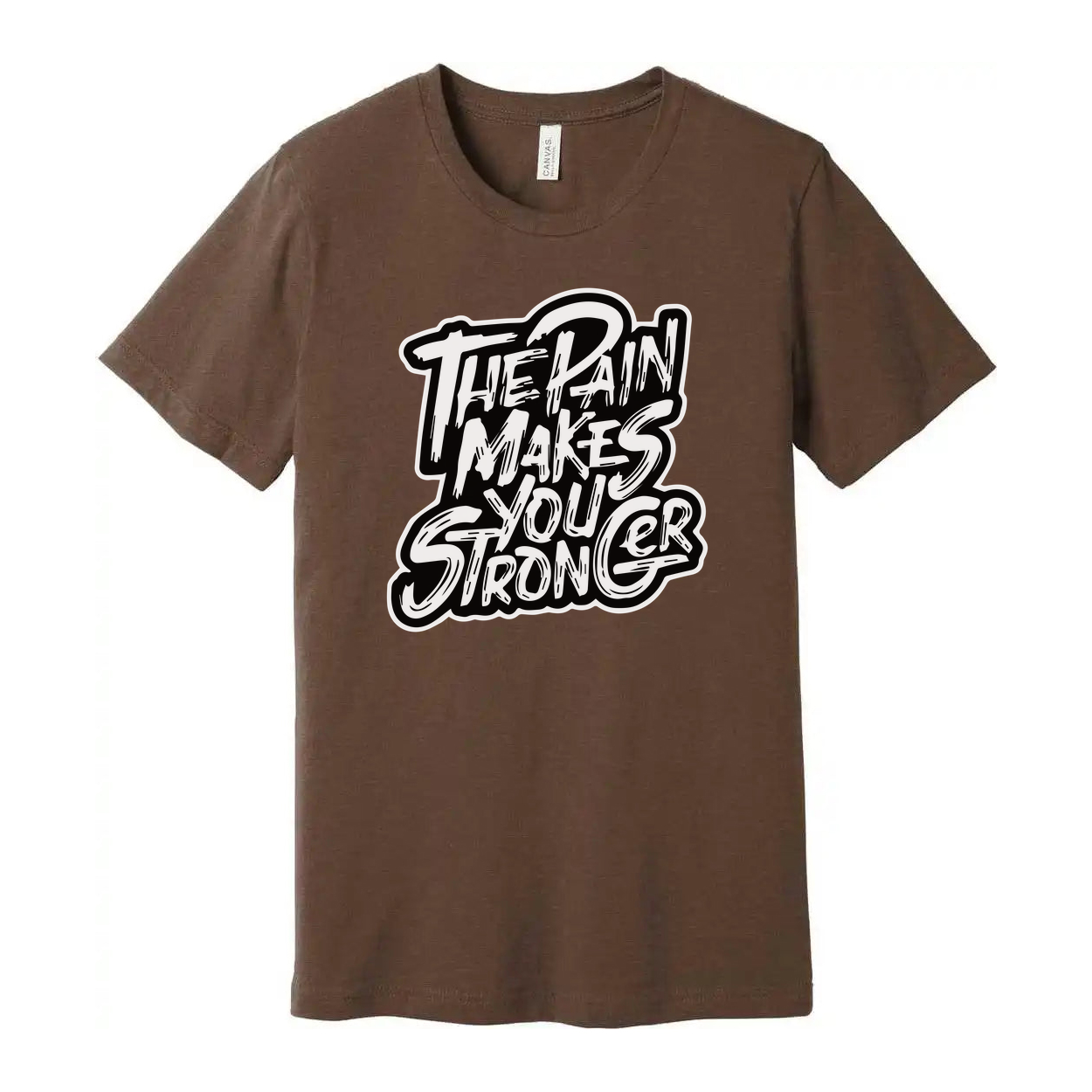 The Pain Makes You Strong Graphic Tee Unisex Fitness Shirt For Workout And Training