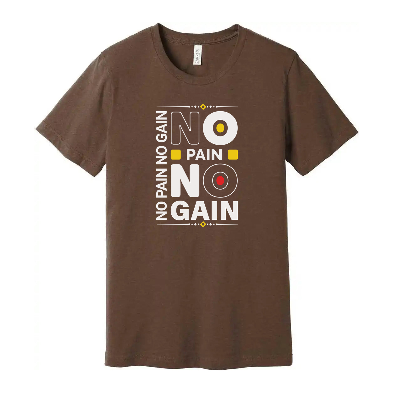 No Pain No Gain Unisex Graphic T Shirt Cotton Short Sleeve Tee For Men Women Fitness Athleisure Gift