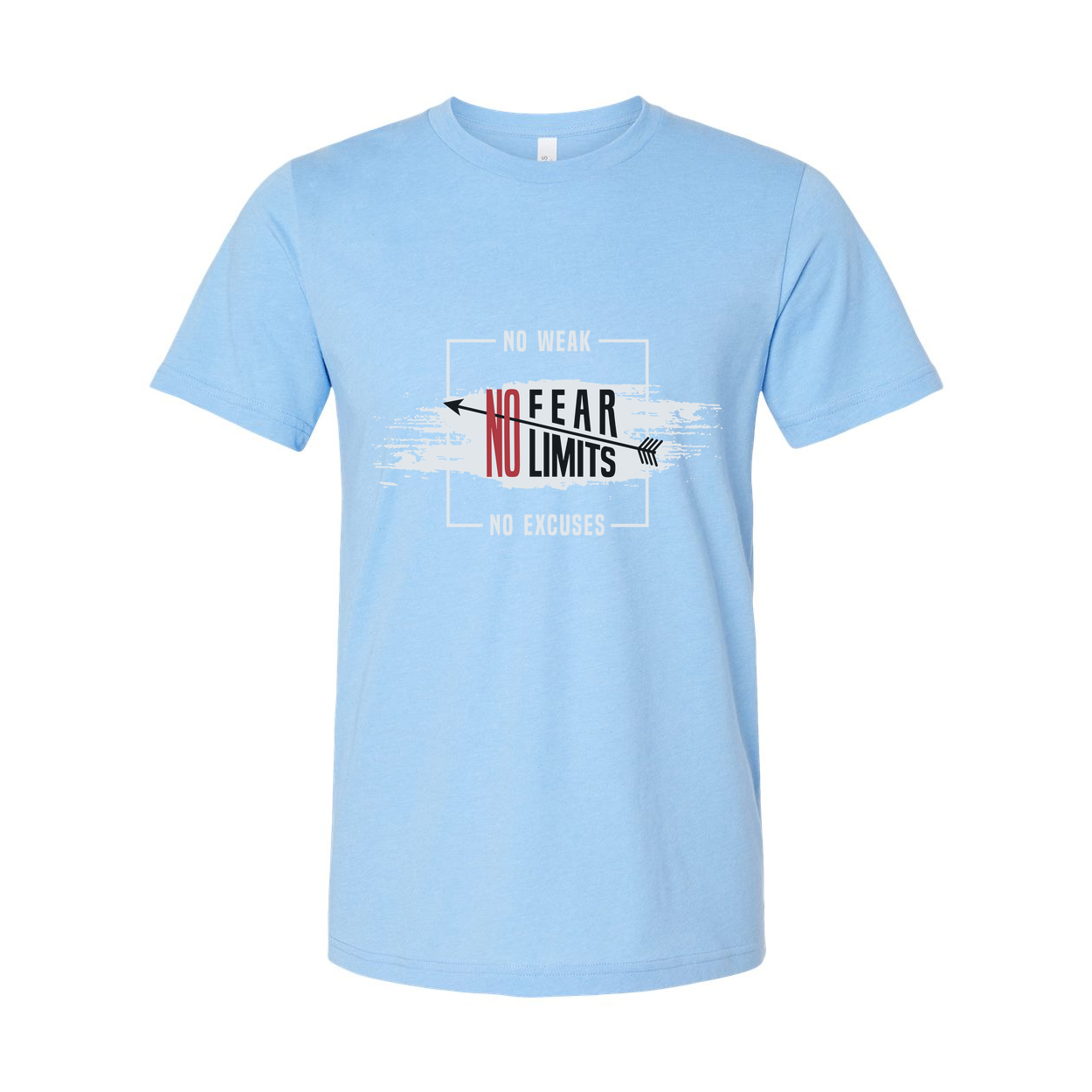 No Fear No Limits Unisex Graphic T Shirt For Gym Workout Running Training And Fitness Enthusiasts
