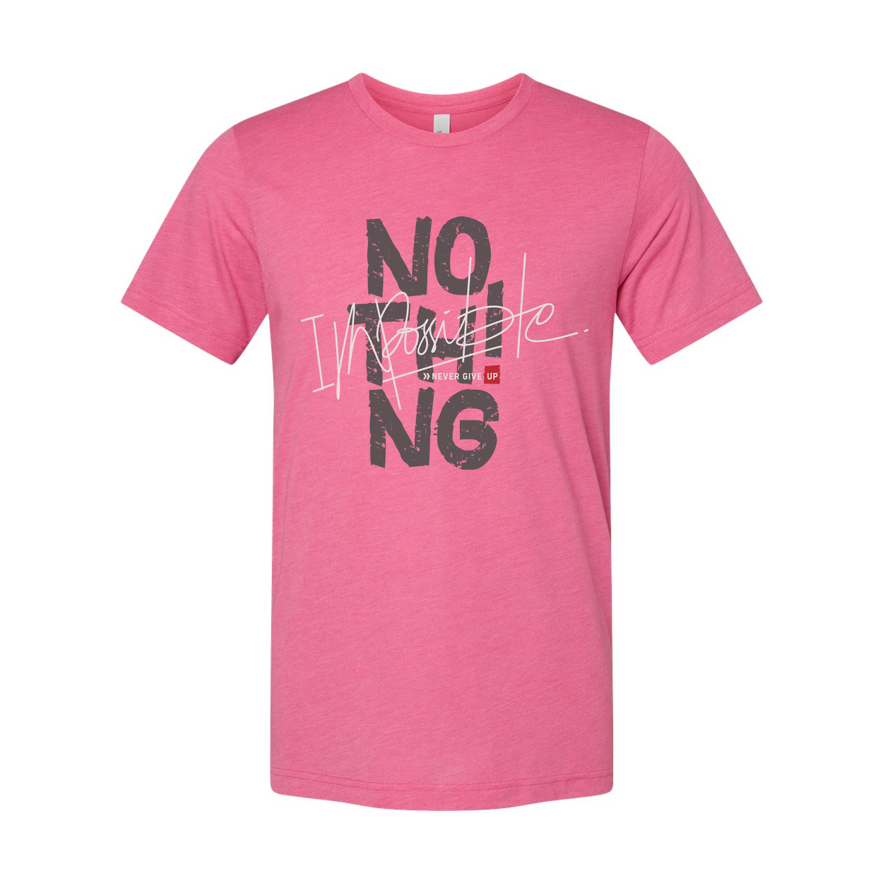 No Thing Distressed Graphic Tee Unisex Short Sleeve Cotton T Shirt For Men And Women
