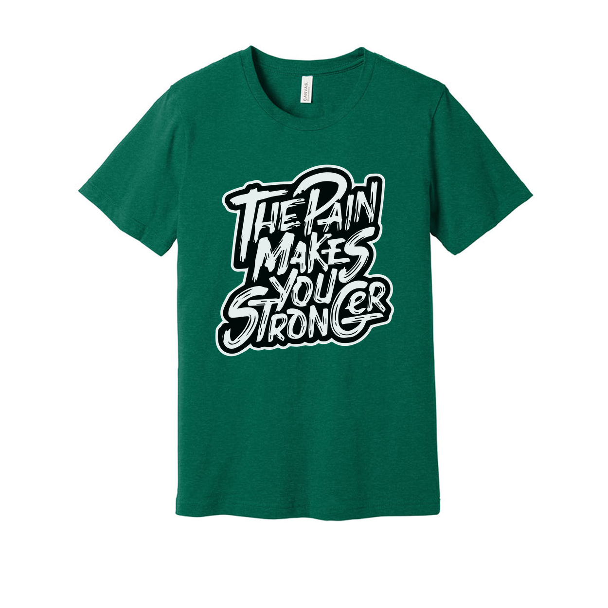 The Pain Makes You Strong Graphic Tee Unisex Fitness Shirt For Workout And Training