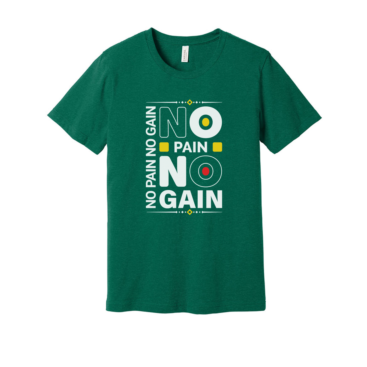 No Pain No Gain Unisex Graphic T Shirt Cotton Short Sleeve Tee For Men Women Fitness Athleisure Gift