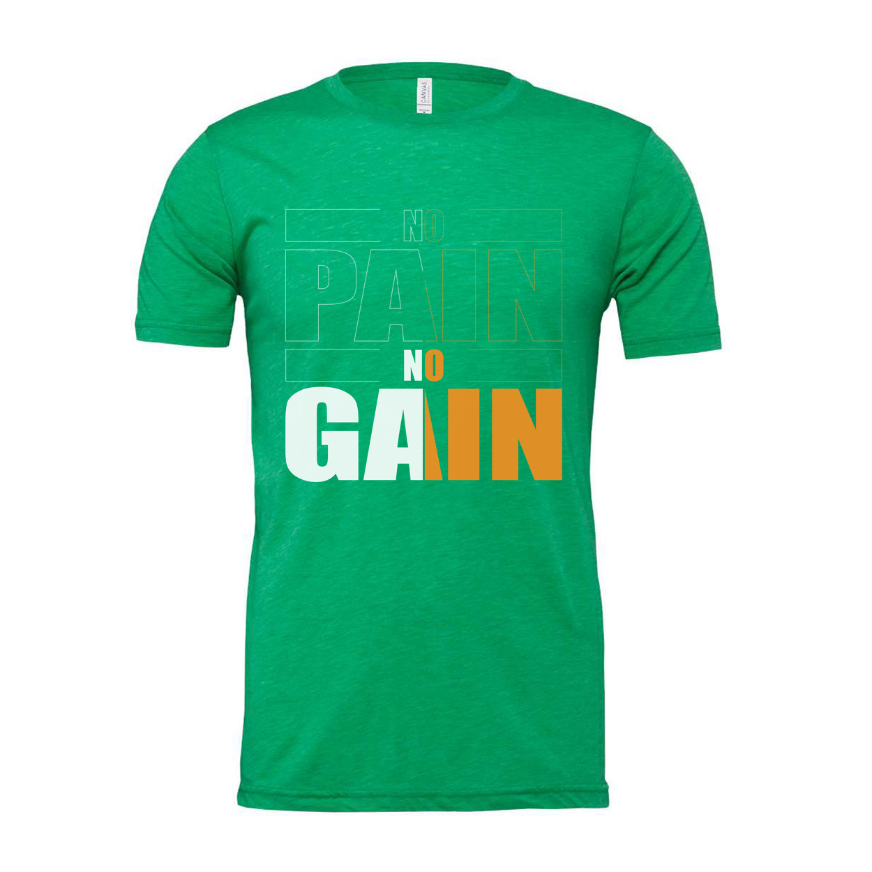 No Pain No Gain Unisex T Shirt White Graphic Tee For Gym Fitness Enthusiasts Athletes