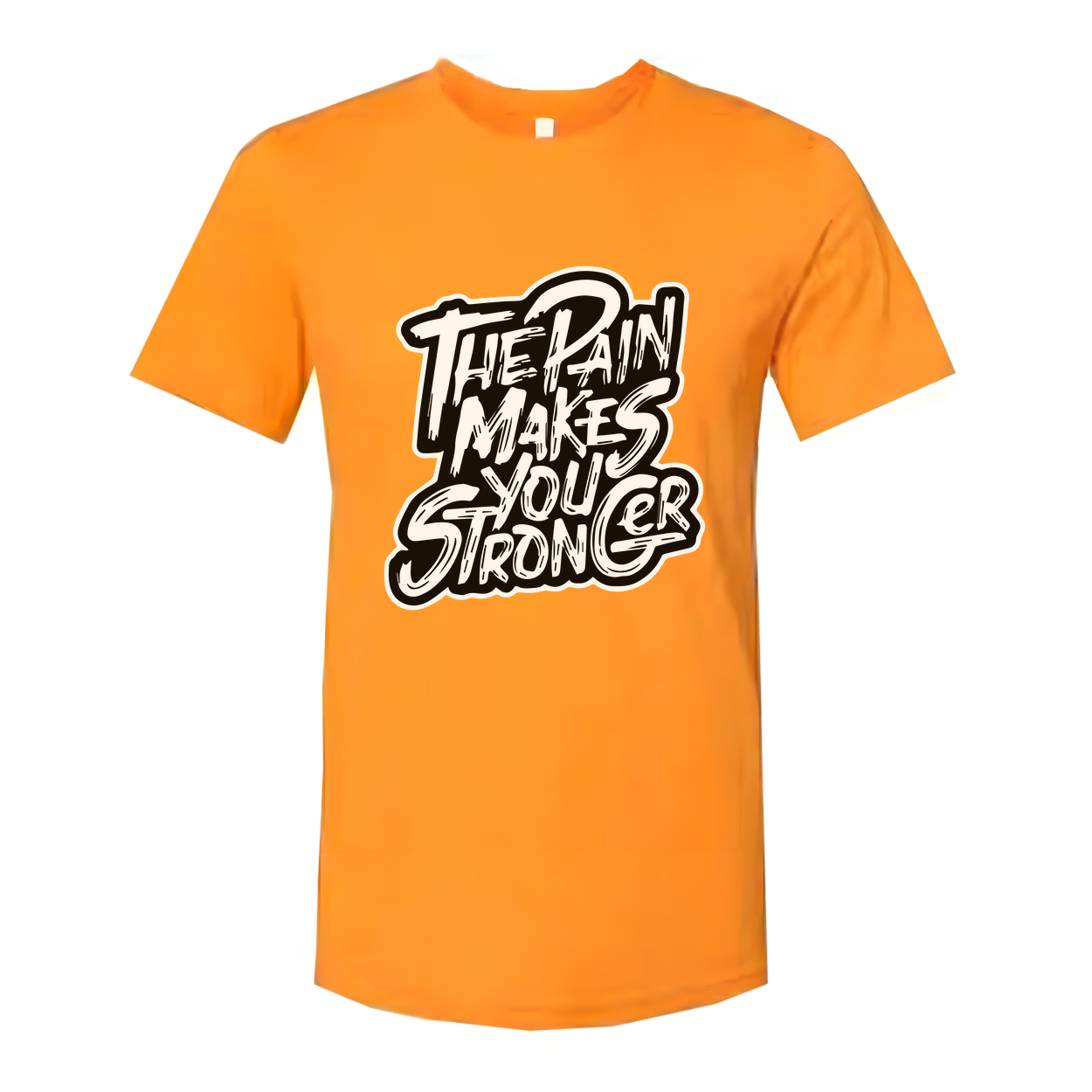 The Pain Makes You Strong Graphic Tee Unisex Fitness Shirt For Workout And Training
