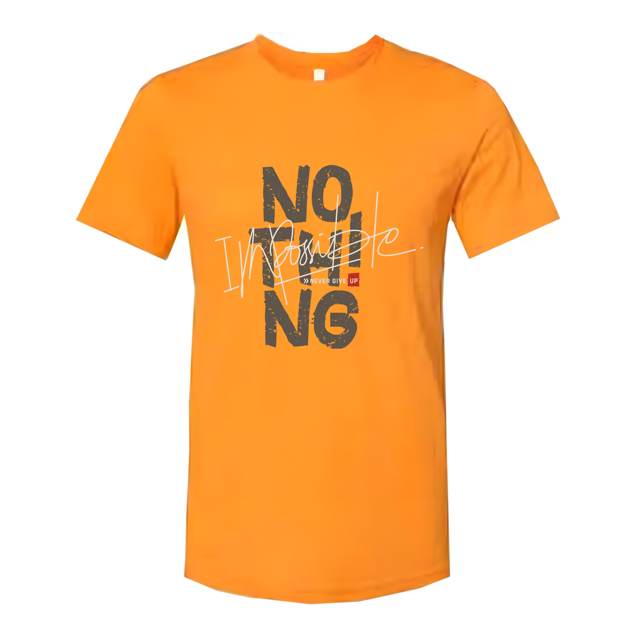 No Thing Distressed Graphic Tee Unisex Short Sleeve Cotton T Shirt For Men And Women