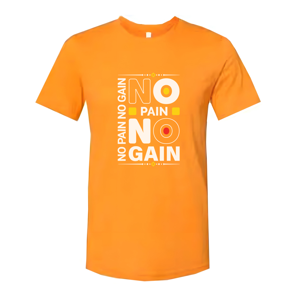 No Pain No Gain Unisex Graphic T Shirt Cotton Short Sleeve Tee For Men Women Fitness Athleisure Gift