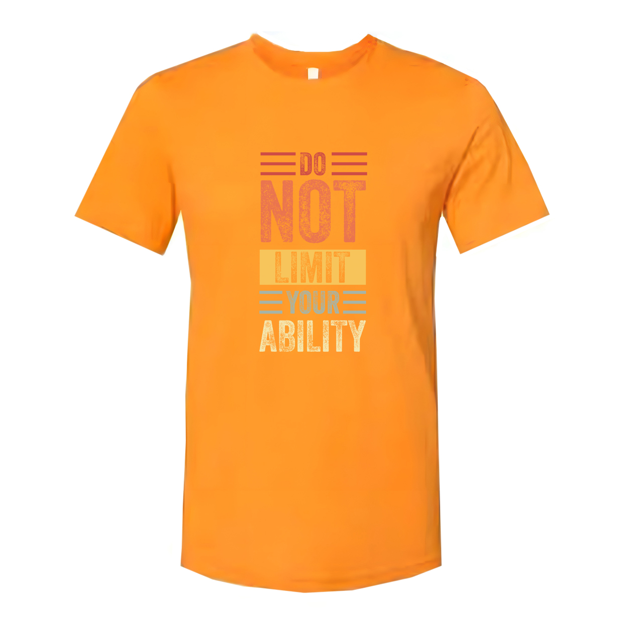 Do Not Limit Your Ability Unisex T Shirt Graphic Tee For Fitness Enthusiasts And Daily Wear