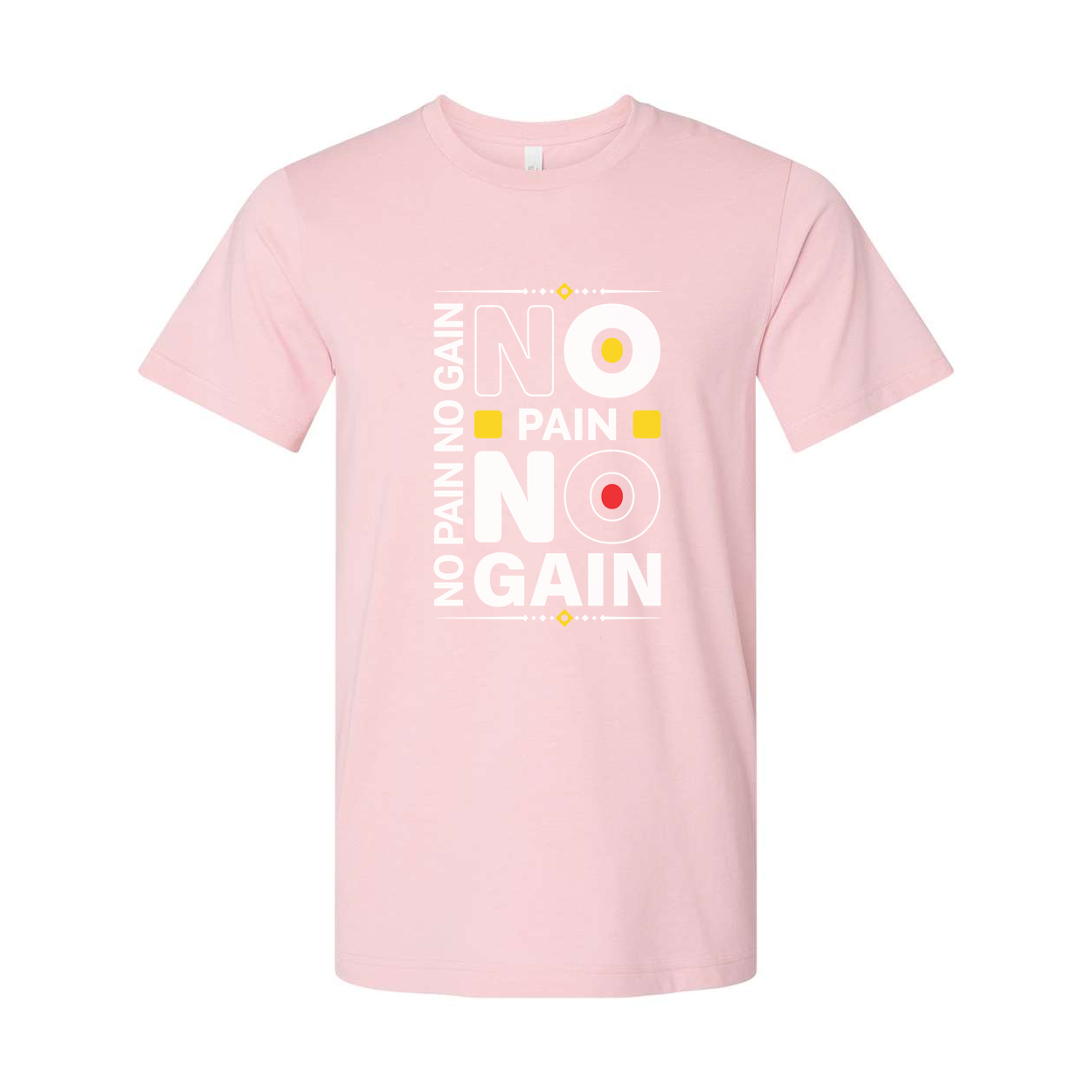 No Pain No Gain Unisex Graphic T Shirt Cotton Short Sleeve Tee For Men Women Fitness Athleisure Gift