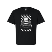 Unisex Mitsubishi Lancer Evolution Evo 8 Car Graphic T Shirt Front View Design Artwork