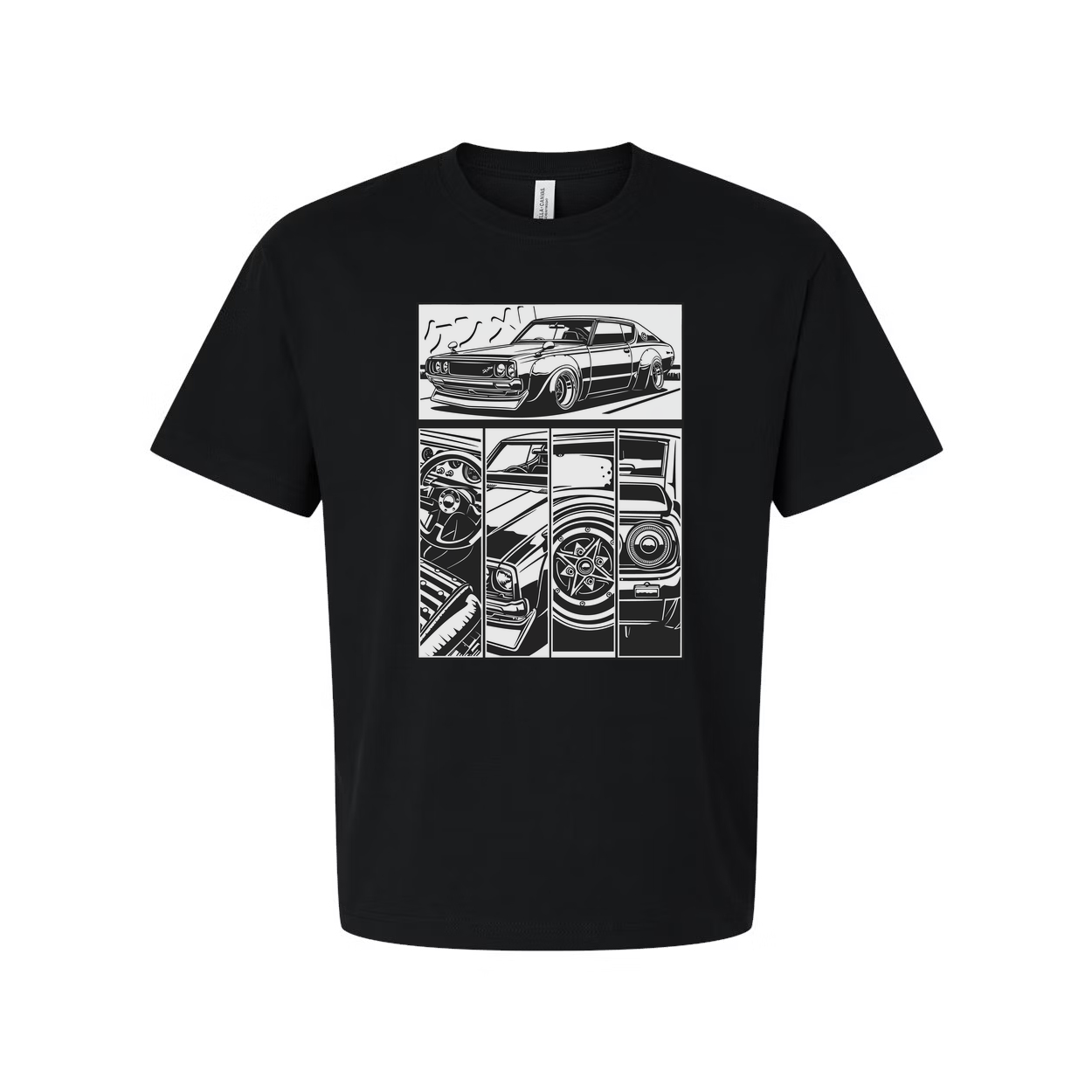 Datsun 240Z Comic Style Car Graphic T Shirt for Unisex Auto Enthusiasts and Car Lovers