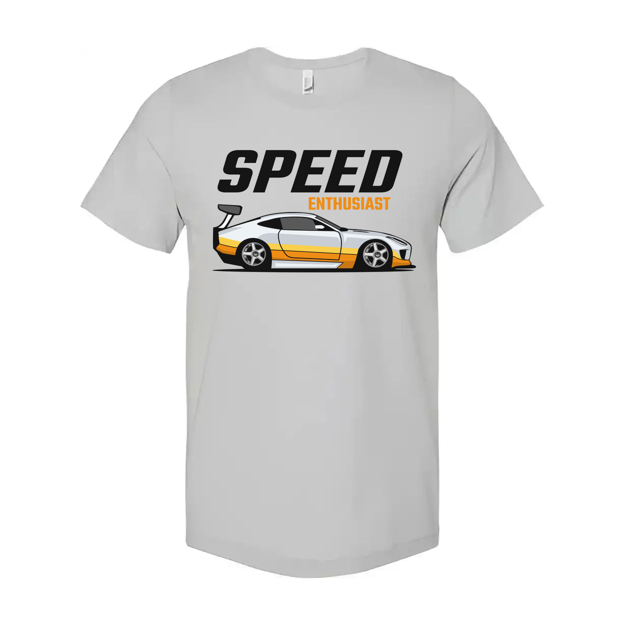 Unisex Jaguar F Type T Shirt With Speed Enthusiast Car Graphic Illustration On Front