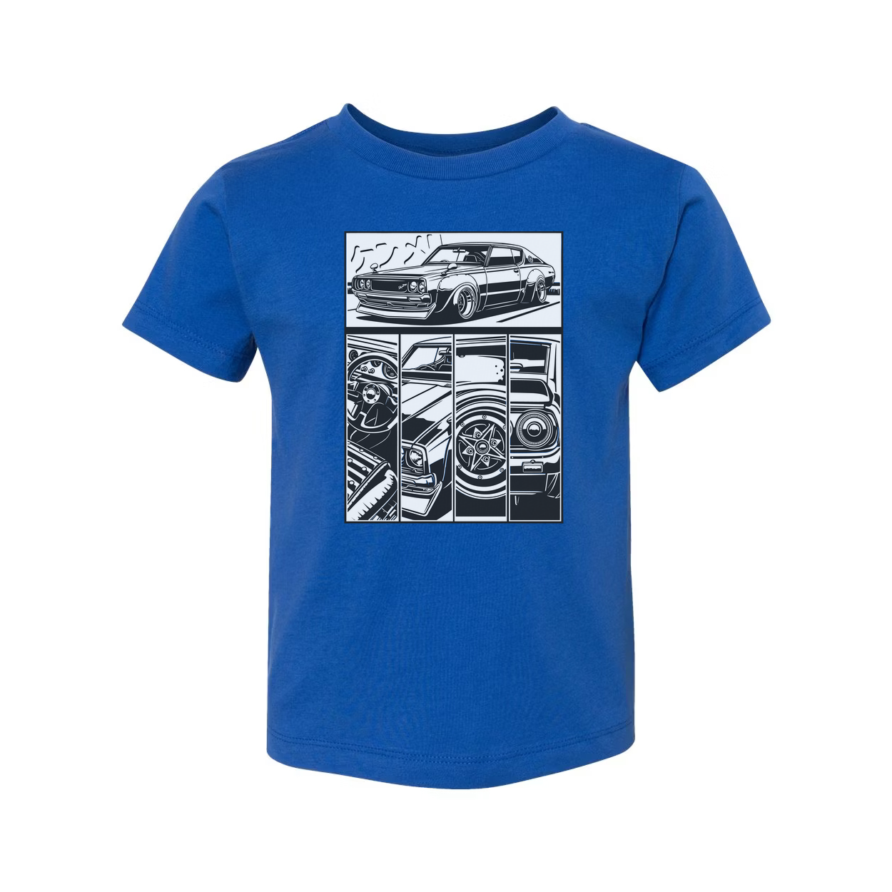 Datsun 240Z Comic Style Car Graphic T Shirt for Unisex Auto Enthusiasts and Car Lovers