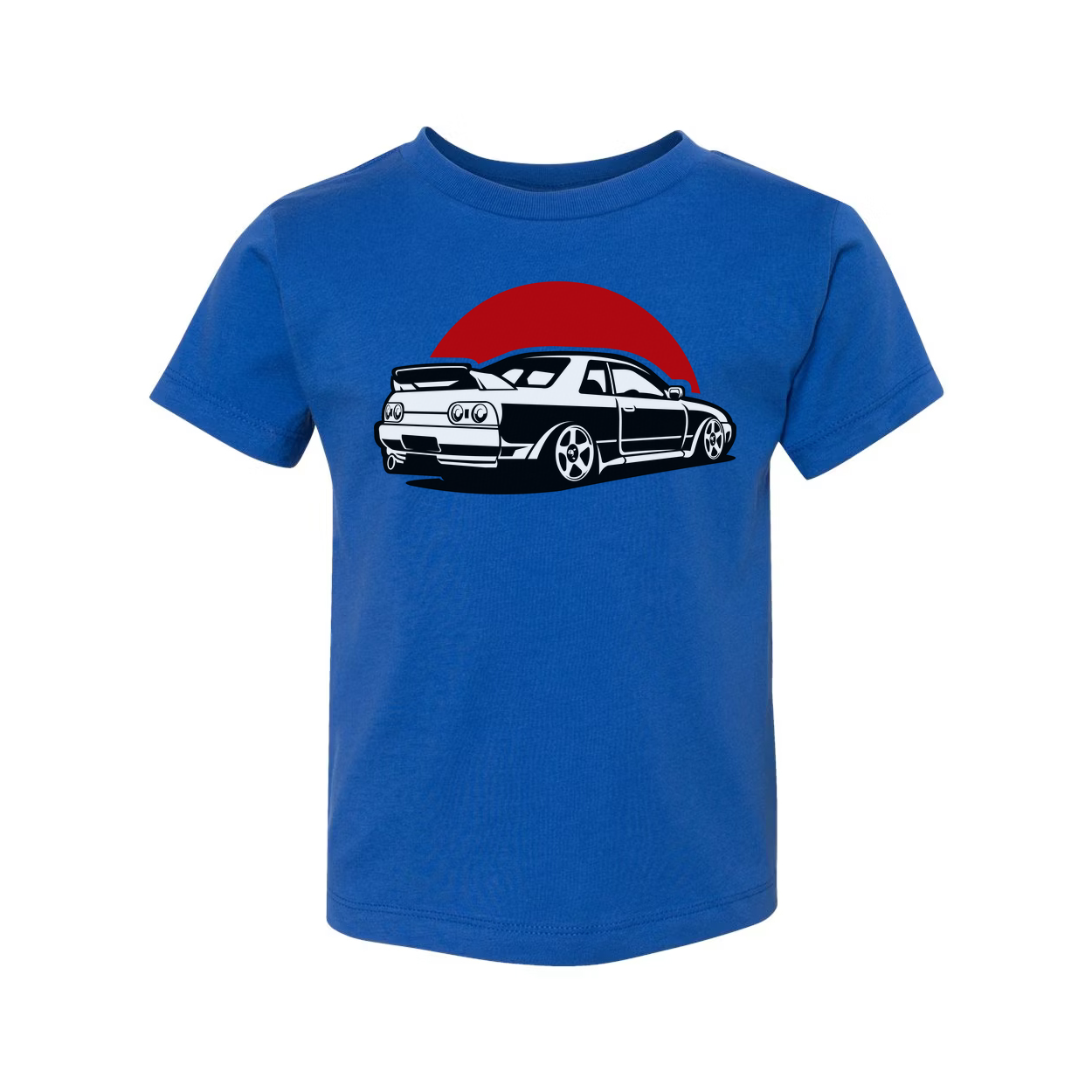 Nissan Skyline GTR R32 Graphic T Shirt For Car Enthusiasts With Bold Black Illustration On White