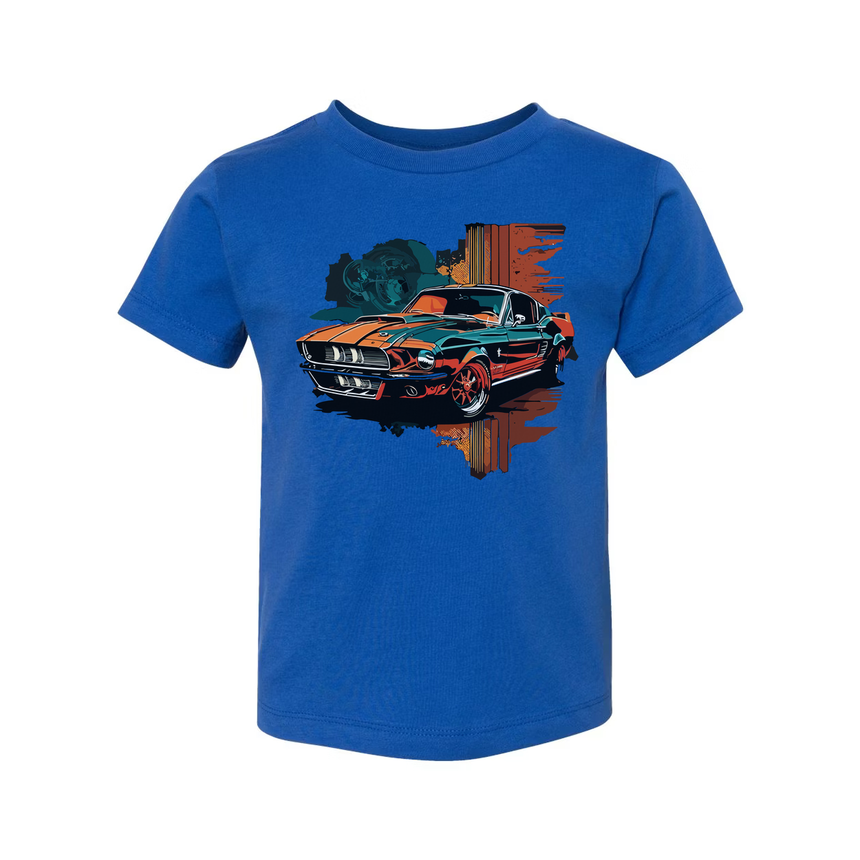 Vintage 1960s Ford Mustang Shelby GT500 Graphic Unisex T Shirt With Classic Car Artwork