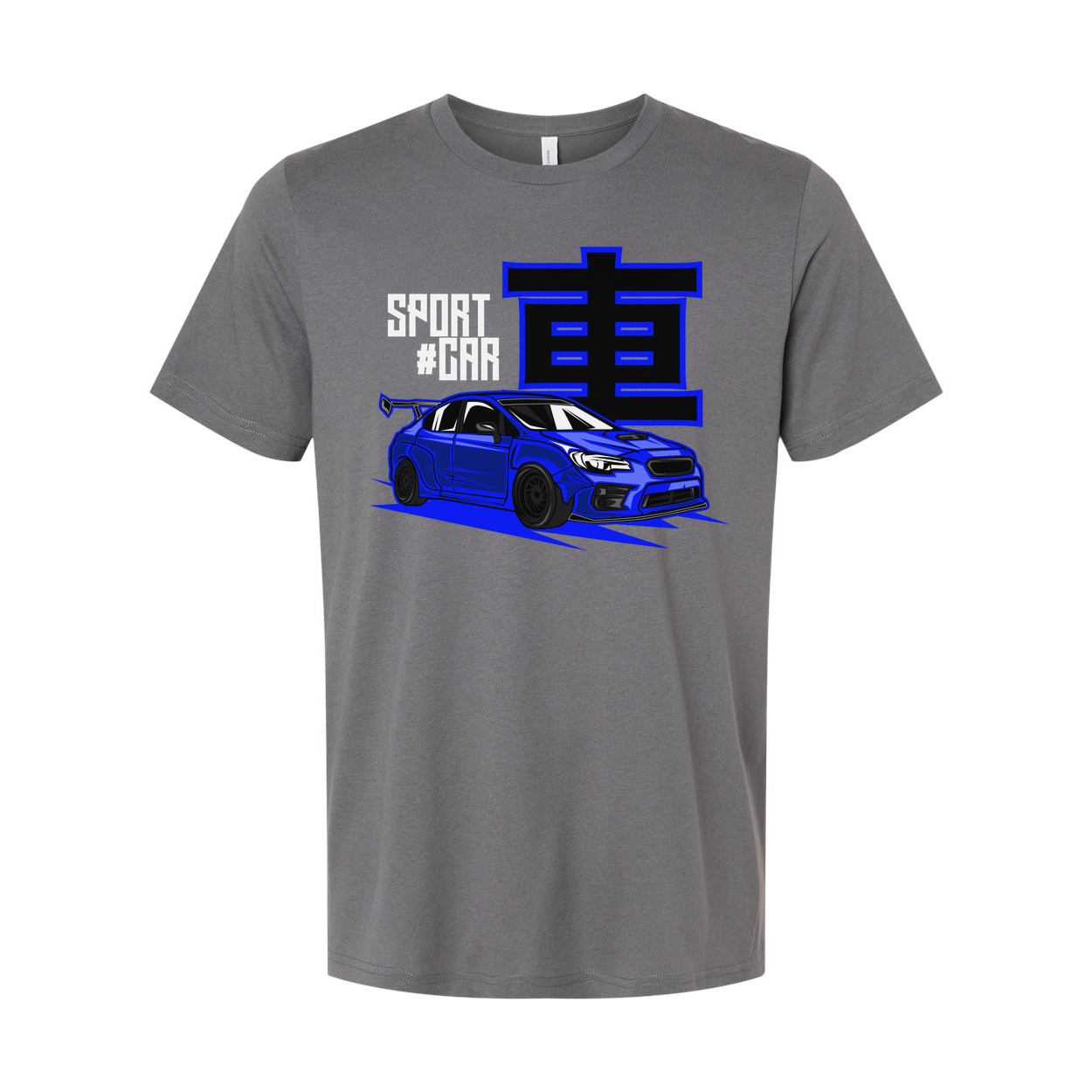 Blue Subaru WRX STI Sports Car Graphic T Shirt For Men Women Unisex Short Sleeve