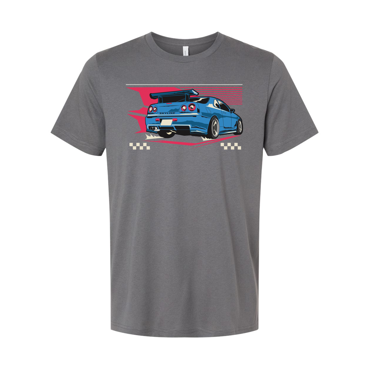 R34 Nissan Skyline GT R Graphic Unisex T Shirt Car Enthusiast Tee With Retro Design
