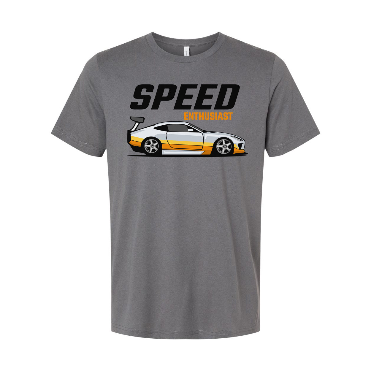 Unisex Jaguar F Type T Shirt With Speed Enthusiast Car Graphic Illustration On Front