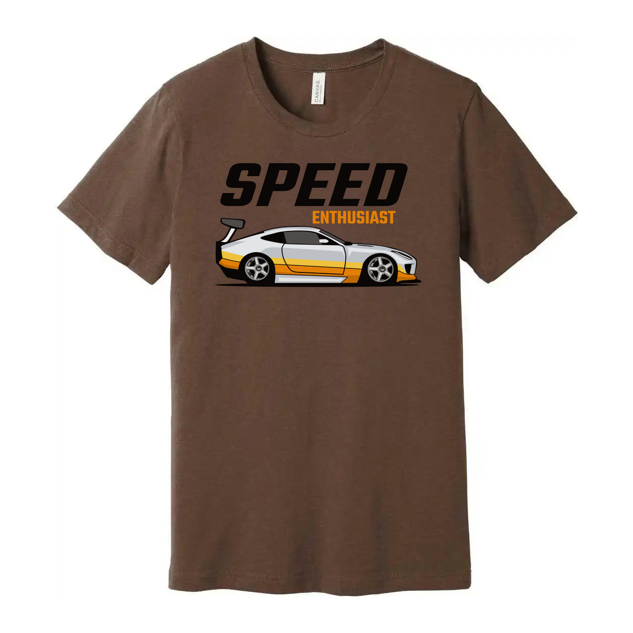 Unisex Jaguar F Type T Shirt With Speed Enthusiast Car Graphic Illustration On Front