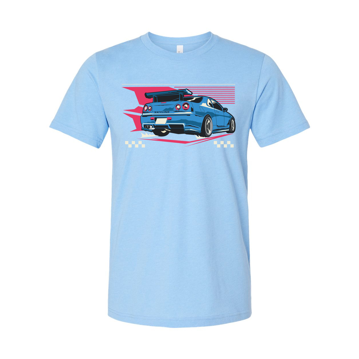 R34 Nissan Skyline GT R Graphic Unisex T Shirt Car Enthusiast Tee With Retro Design