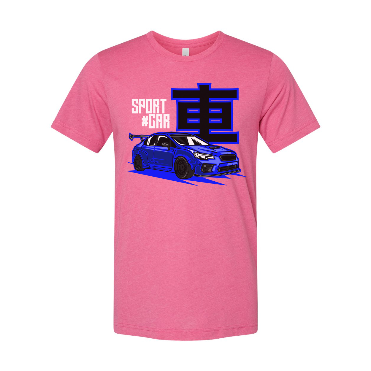 Blue Subaru WRX STI Sports Car Graphic T Shirt For Men Women Unisex Short Sleeve
