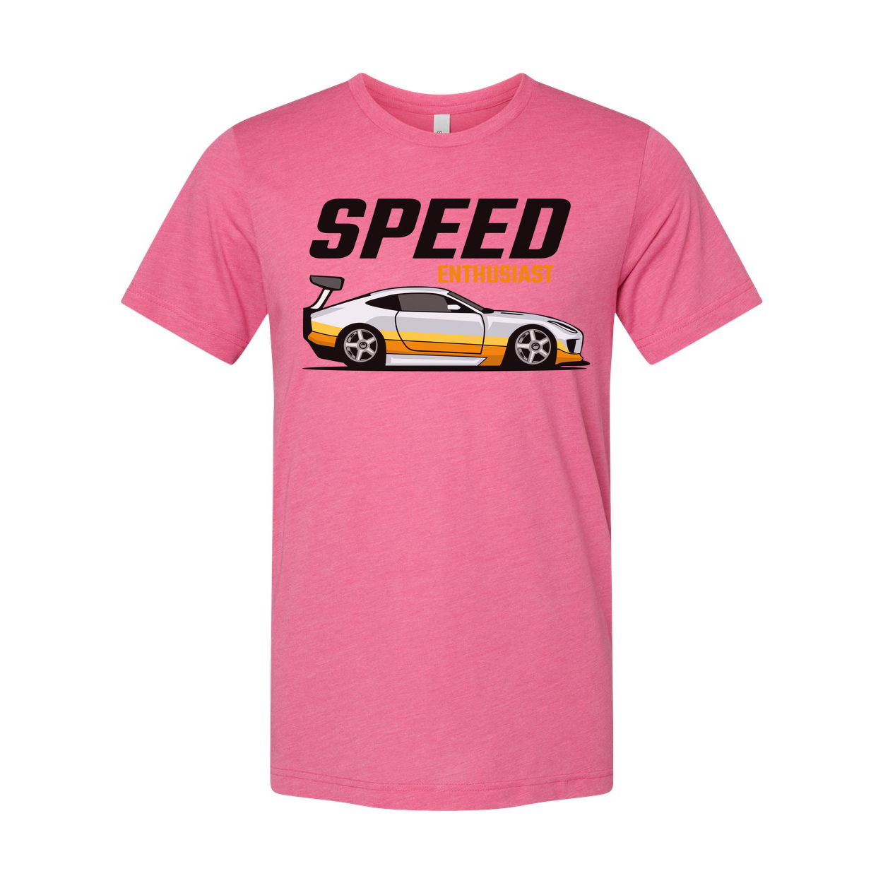 Unisex Jaguar F Type T Shirt With Speed Enthusiast Car Graphic Illustration On Front