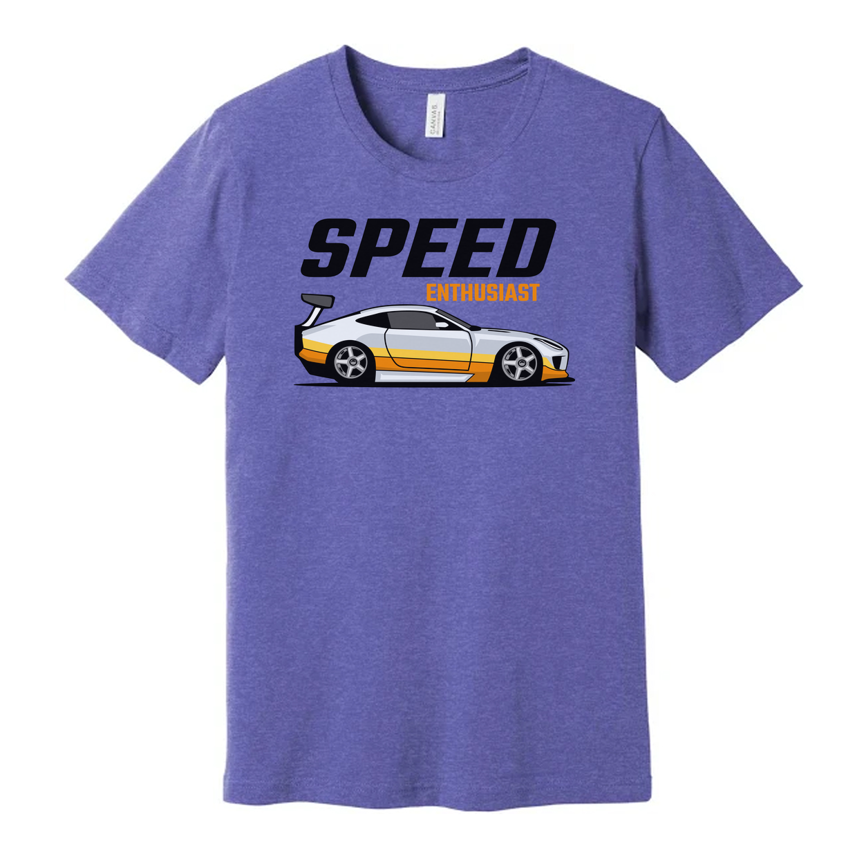 Unisex Jaguar F Type T Shirt With Speed Enthusiast Car Graphic Illustration On Front