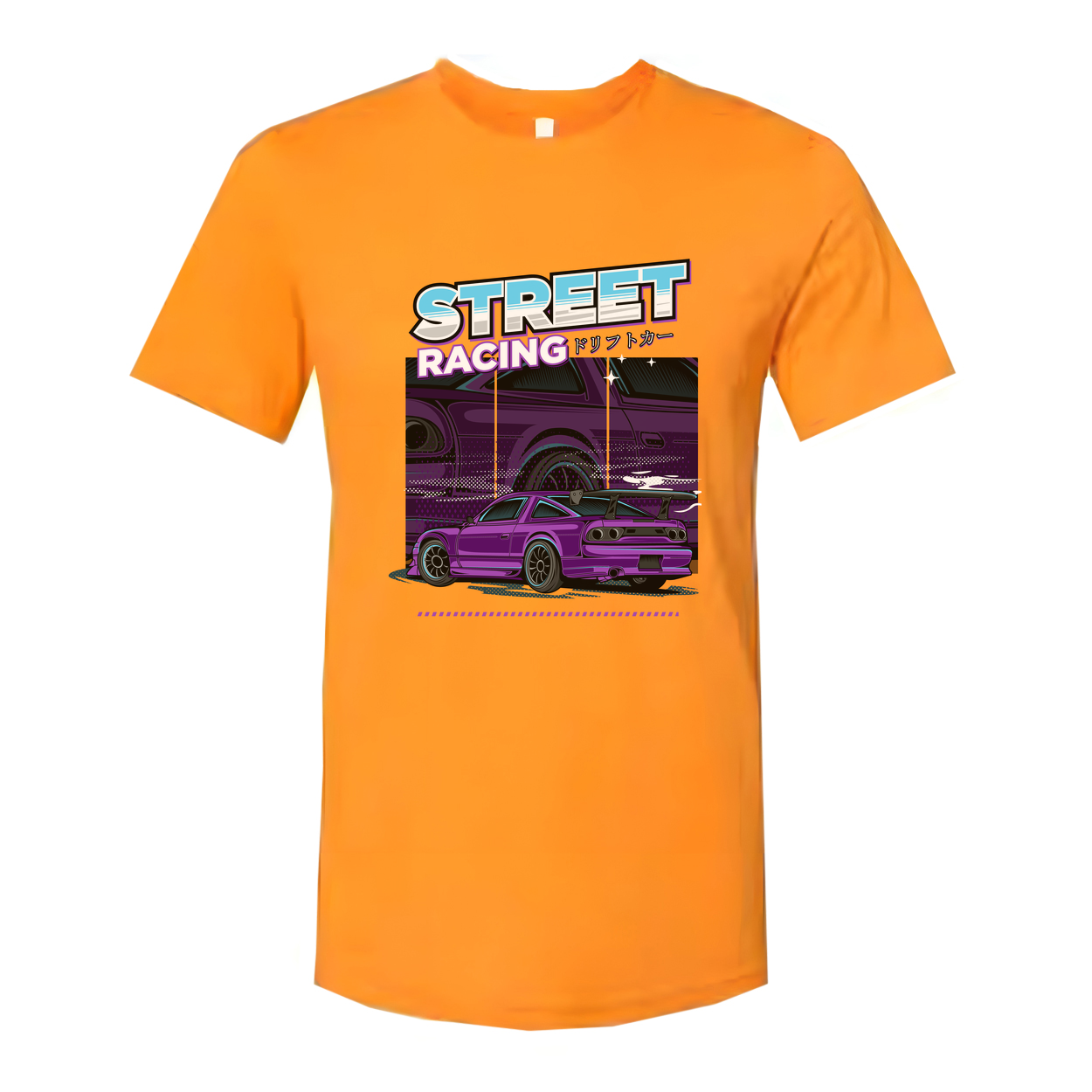 Purple Nissan 240SX Street Racing Graphic T Shirt Unisex Car Enthusiast Apparel Collection