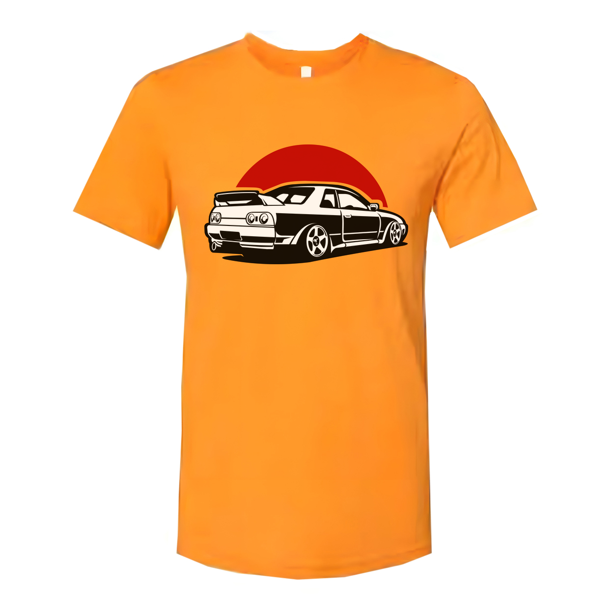 Nissan Skyline GTR R32 Graphic T Shirt For Car Enthusiasts With Bold Black Illustration On White