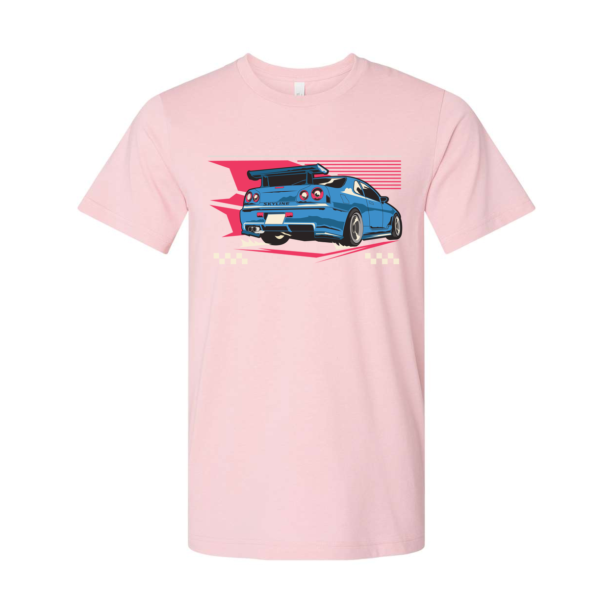 R34 Nissan Skyline GT R Graphic Unisex T Shirt Car Enthusiast Tee With Retro Design
