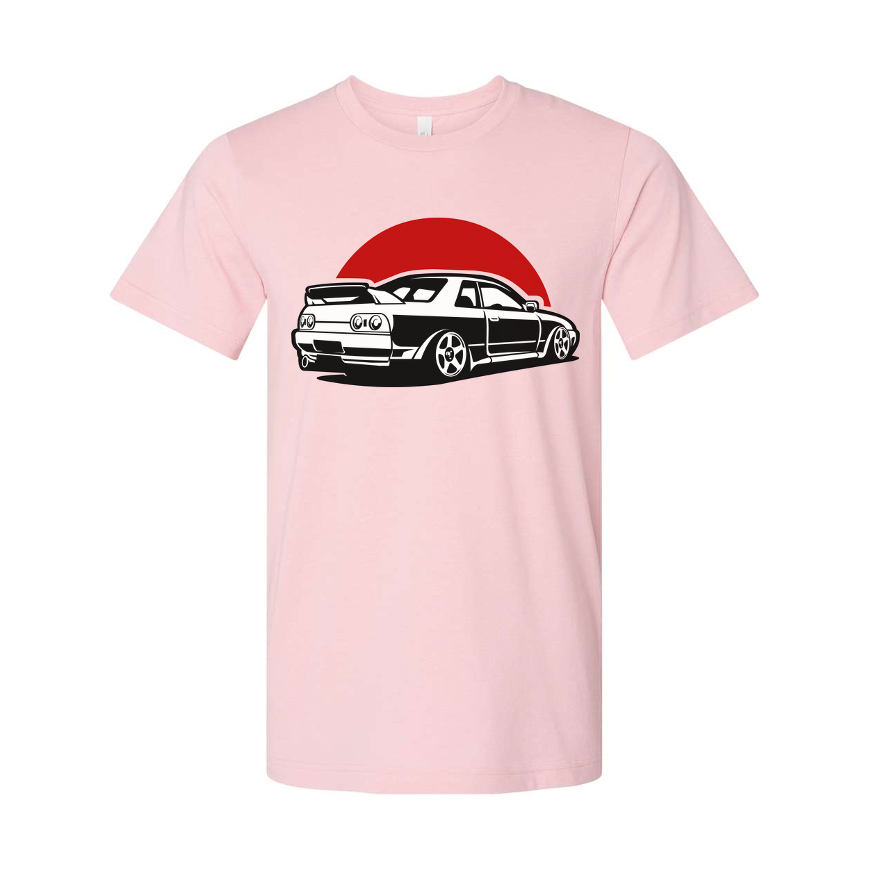 Nissan Skyline GTR R32 Graphic T Shirt For Car Enthusiasts With Bold Black Illustration On White