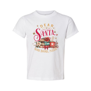 Dear Santa Please Bring More Books Unisex Christmas Graphic T Shirt For Readers Everywhere