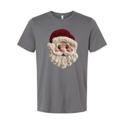 Santa Claus Face Christmas Tee For Men And Women Festive Holiday Gift