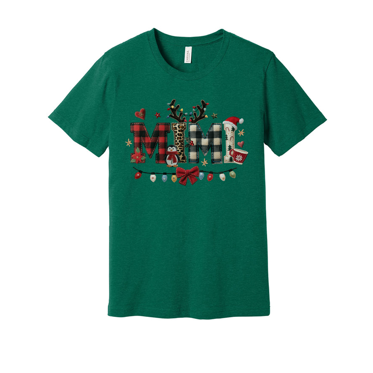 Unisex Christmas Graphic T Shirt With Festive Multicolor Letters And Holiday Motifs