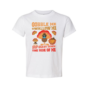 Thanksgiving Unisex T Shirt With Gobble Me Swallow Me Trip Gravy Town The Side Of Me Humor
