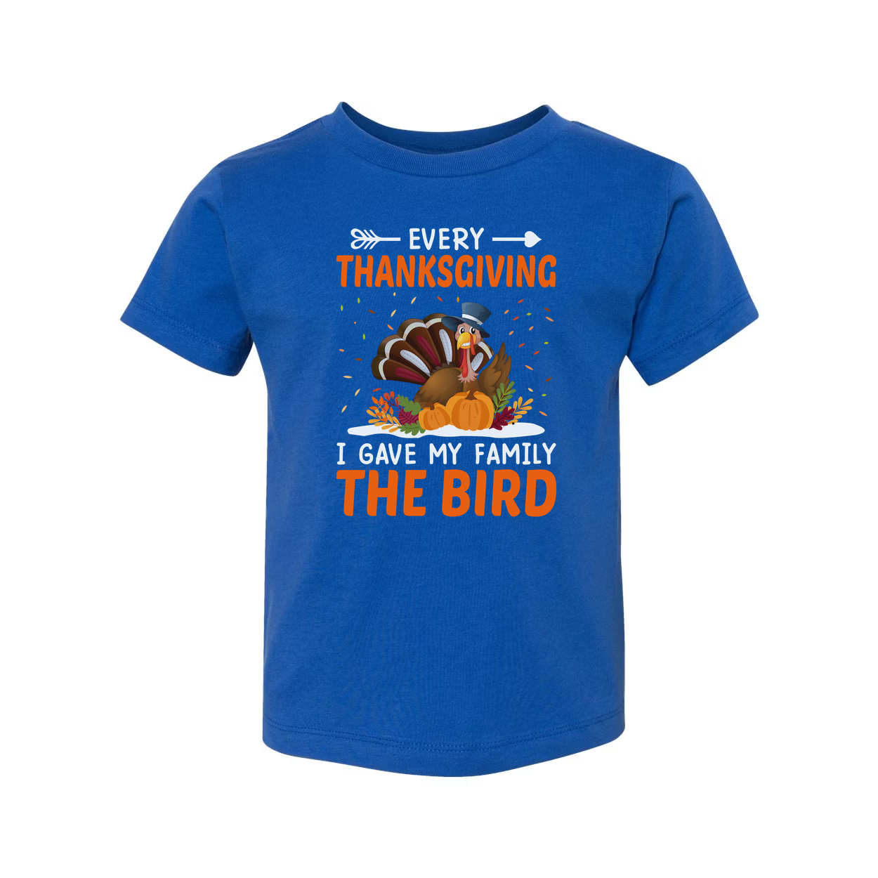 Every Thanksgiving I Gave My Family The Bird Funny Turkey Unisex T Shirt Graphic Tee