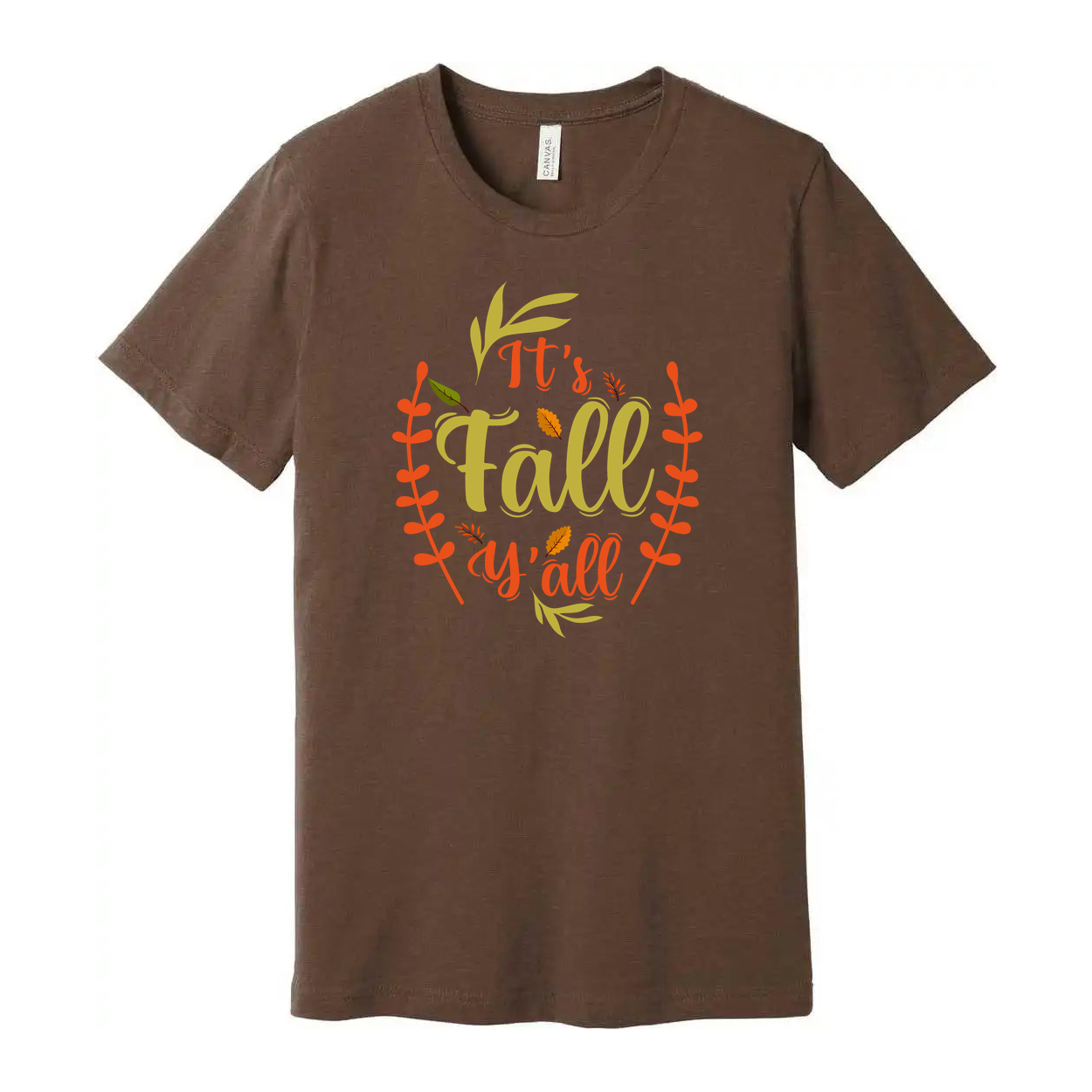 It's Fall Y'all Unisex T Shirt White Autumn Graphic Tee Perfect For Thanksgiving And Cozy Fall Weather