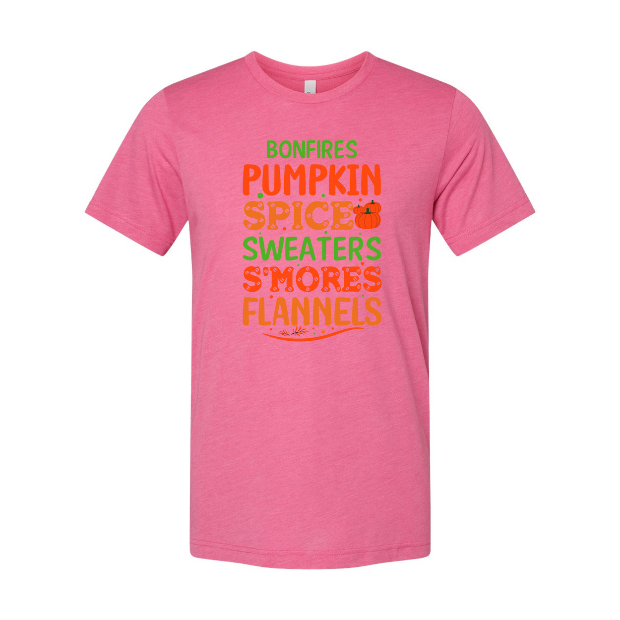 Thanksgiving Unisex T Shirt With Bonfires Pumpkin Spice Sweaters Smores Flannels Graphic