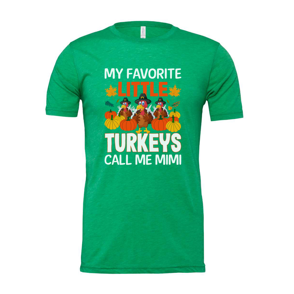 Thanksgiving Unisex T Shirt My Favorite Little Turkeys Call Me Mimi Graphic Tee For Fall
