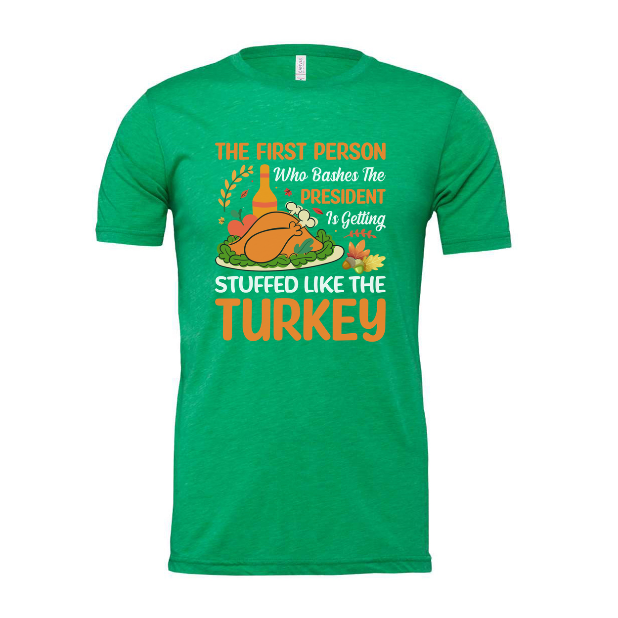 Thanksgiving Themed Unisex T-Shirt for Men and Women, Comfortable Cotton Holiday Apparel with Festive Design for Family Gatherings