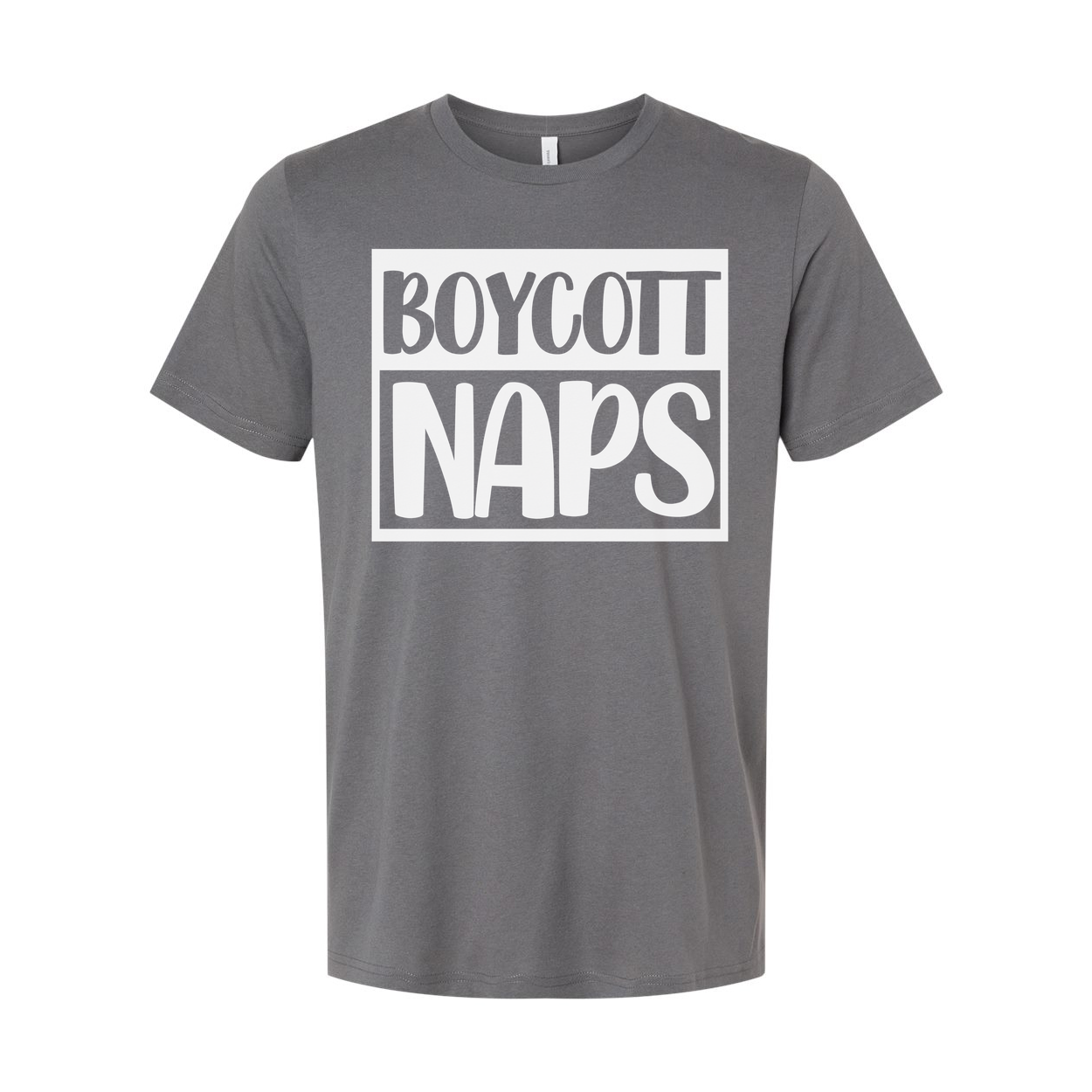 Boycott Naps Unisex T Shirt Graphic Tee With Bold Front Print For Everyday Wear