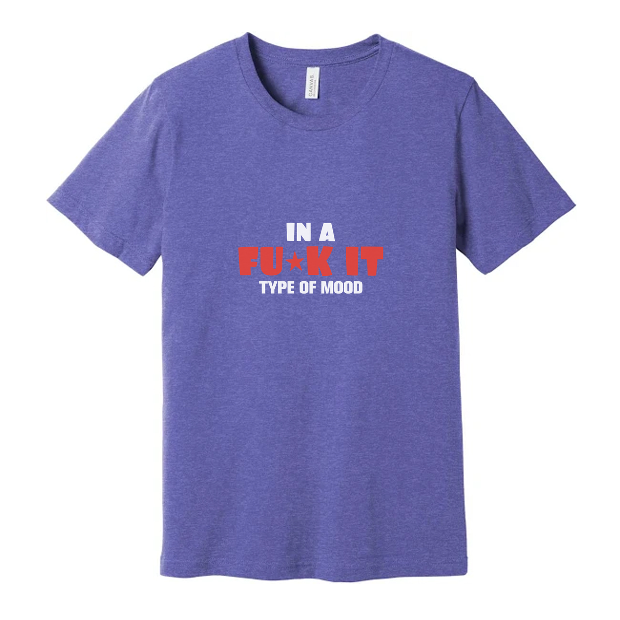 In A Fuck It Type Of Mood Unisex Tee Graphic Shirt For Casual Everyday Wear