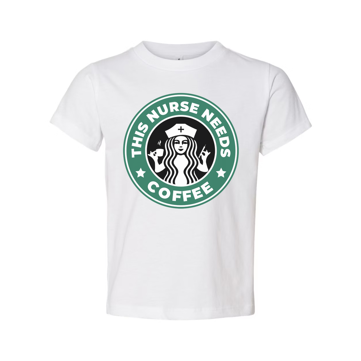 Humorous This Nurse Needs Coffee Unisex T Shirt With Nurse Coffee Circle Logo Graphic