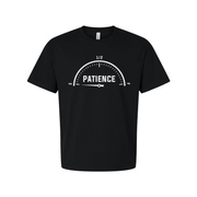 Patience Gauge Graphic Unisex Short Sleeve T Shirt With White Cotton Fabric And Soft Feel