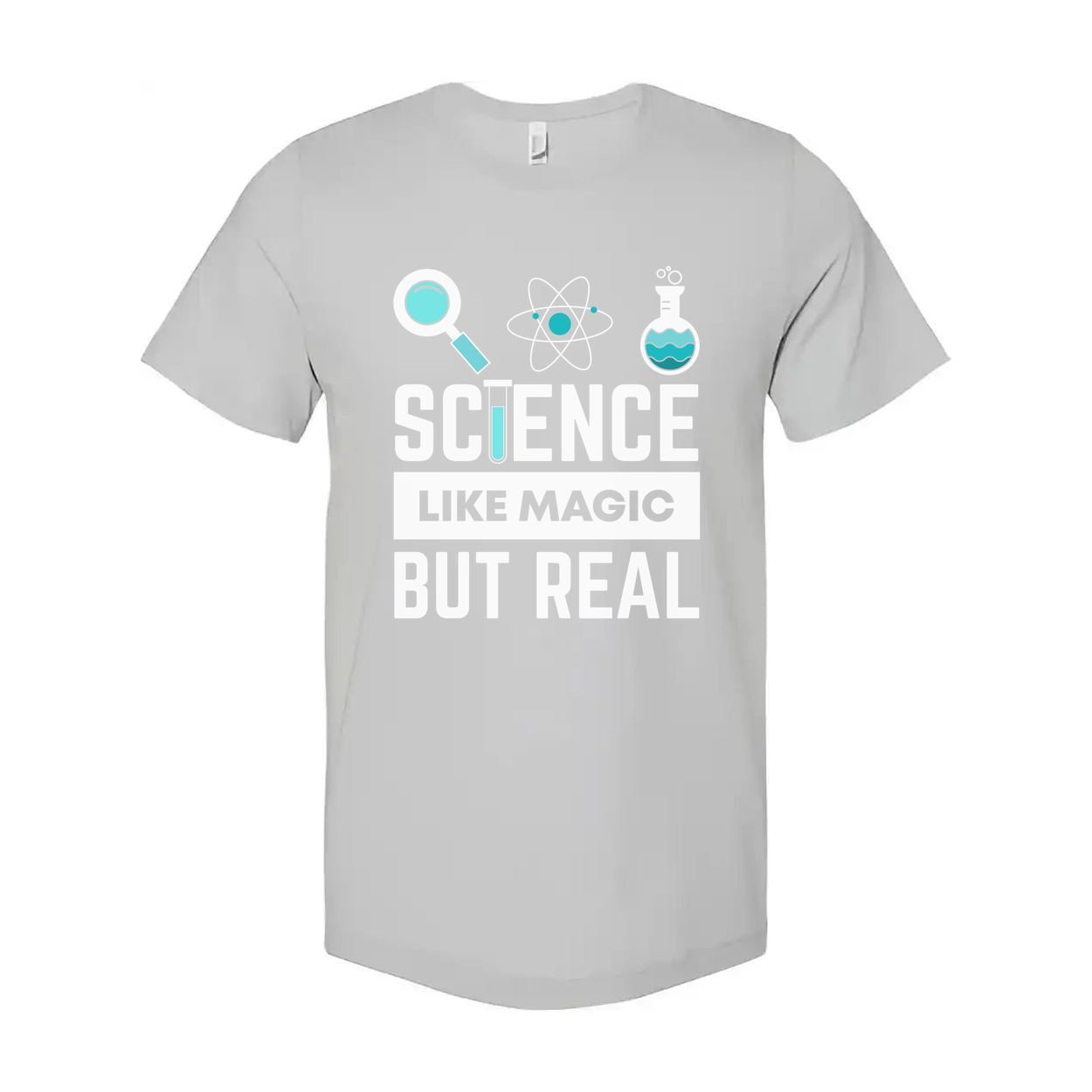 Science Like Magic But Real Unisex Graphic T Shirt For Science Lovers Educational Apparel