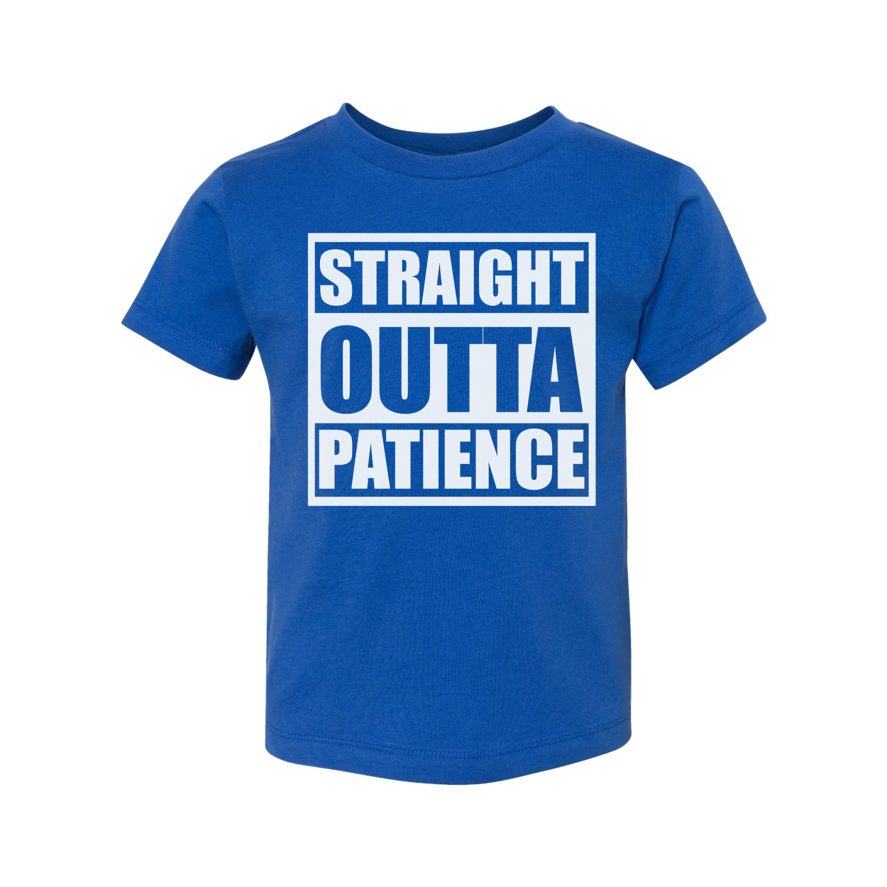 Straight Outta Patience Graphic T Shirt For Men And Women Unisex Casual Short Sleeve Tee